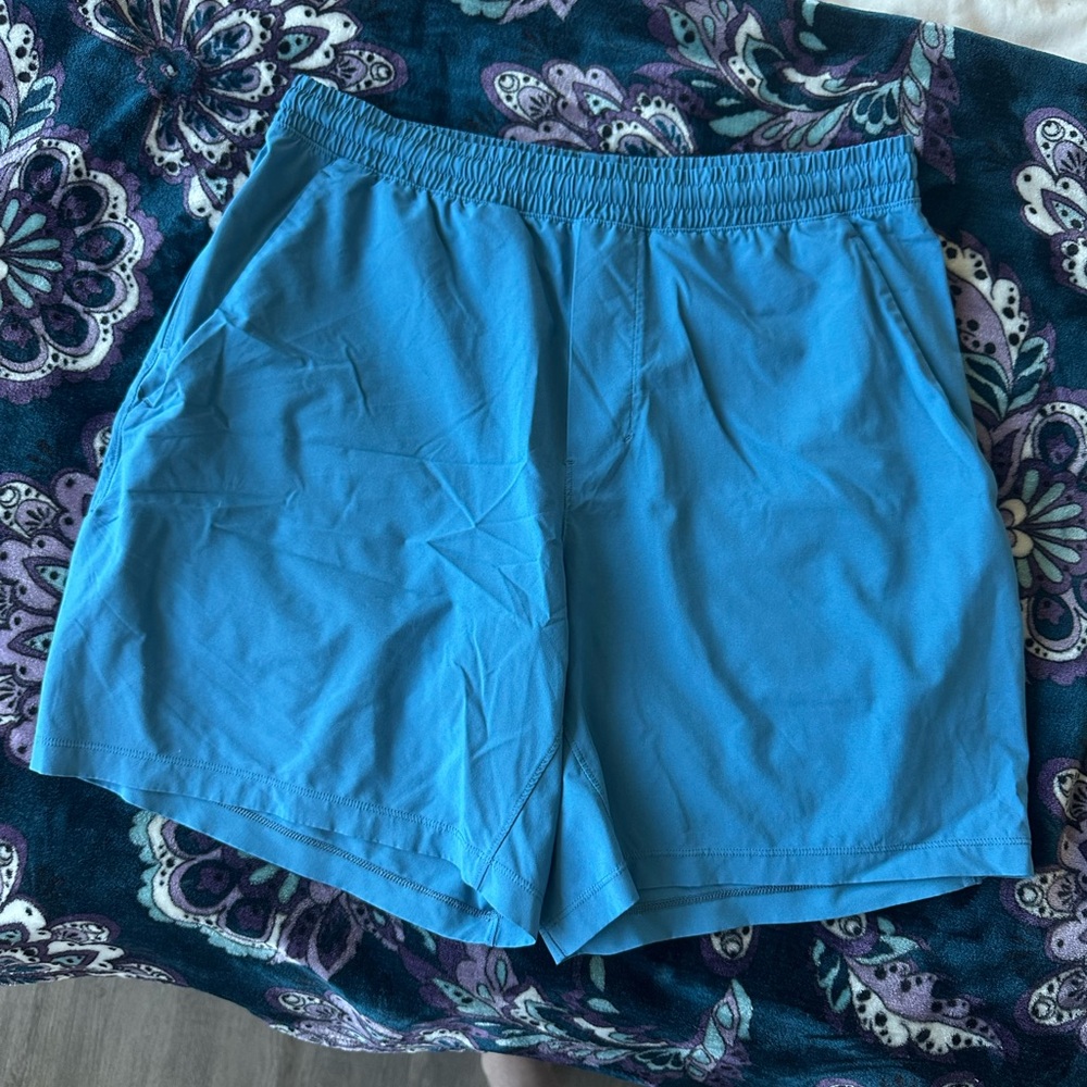 lululemon athletica Men's Vibrant Blue Athletic Shorts